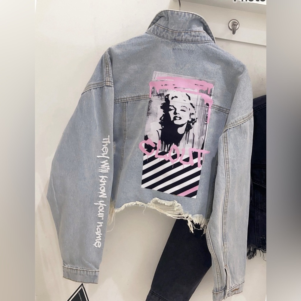 NWT Marilyn Monroe Jean Jacket